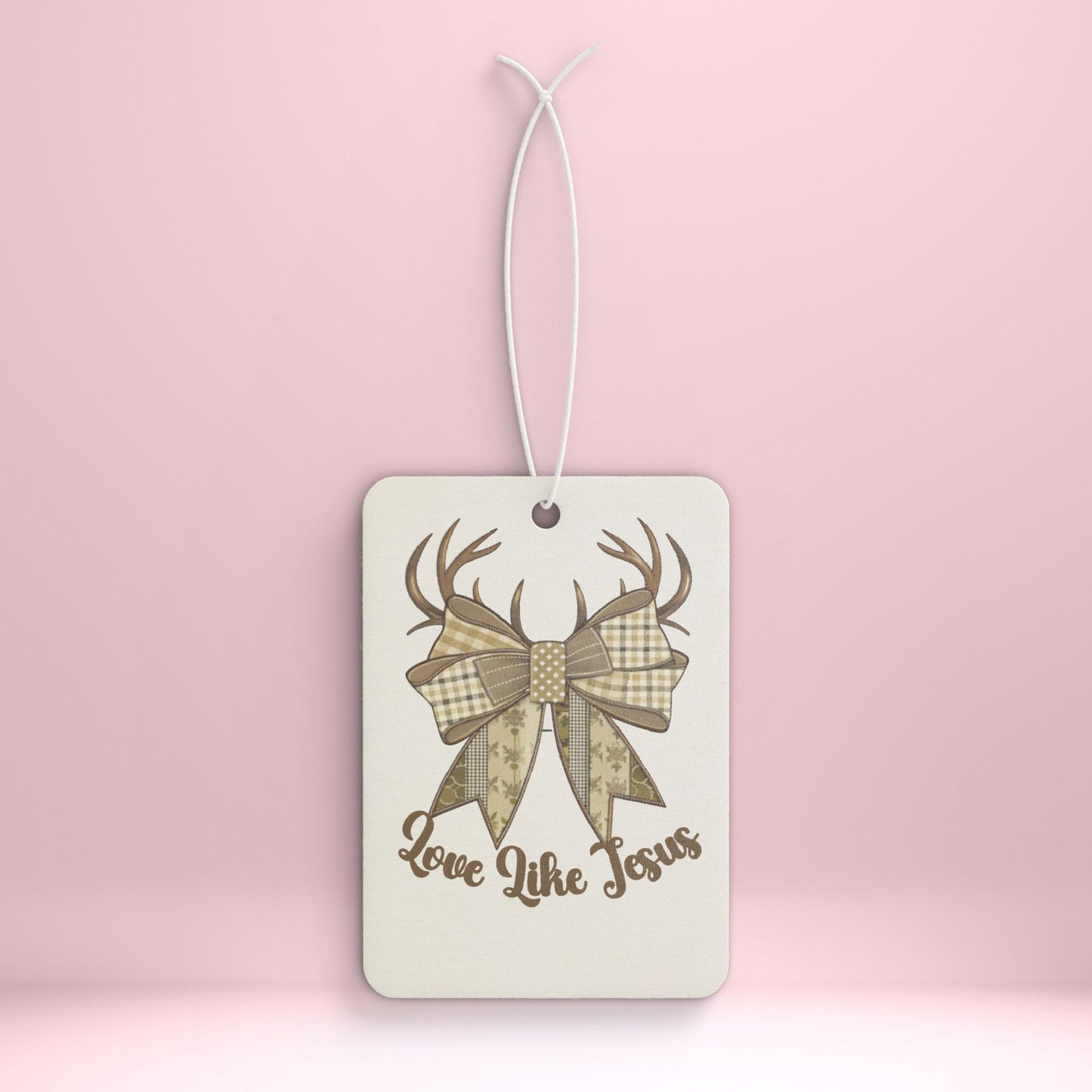 Rustic Car Air Freshener - Love Like Jesus, Vehicle Decor, Gifts for Him/Her, Country Home Fragrance, Car Accessories