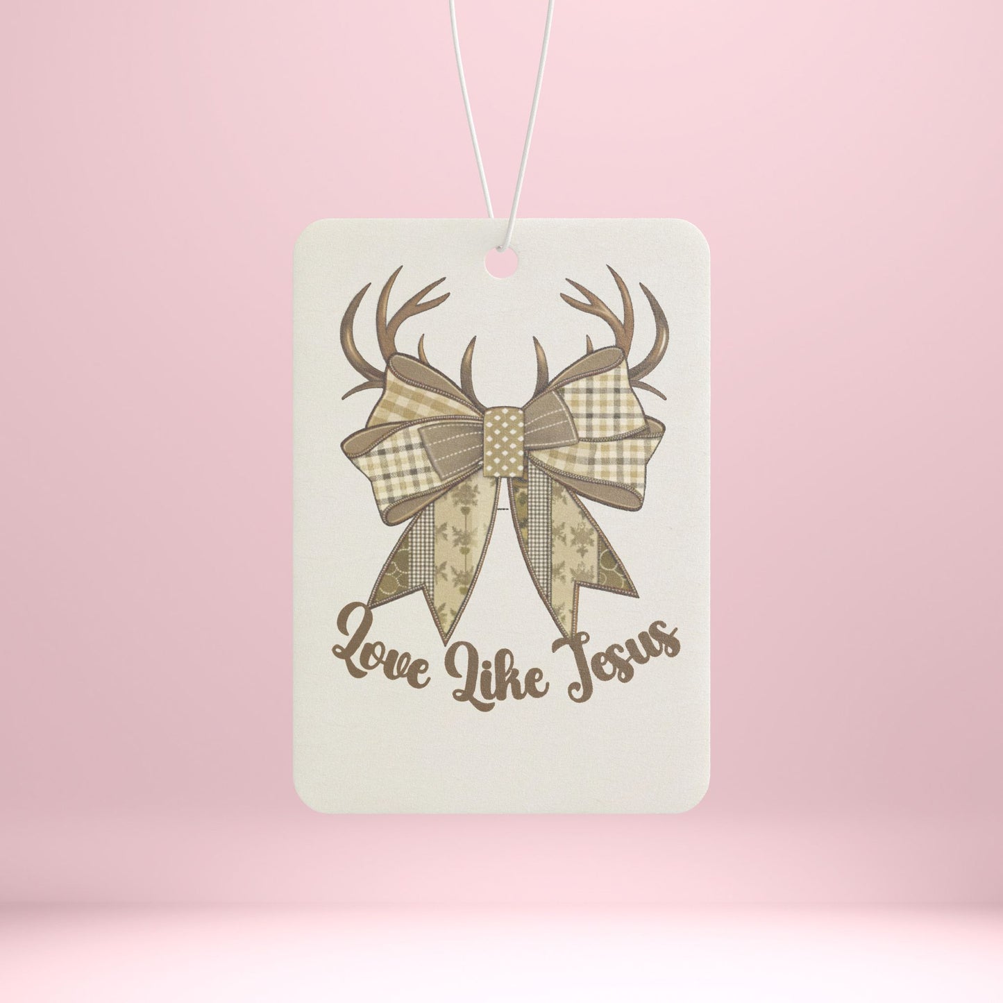 Rustic Car Air Freshener - Love Like Jesus, Vehicle Decor, Gifts for Him/Her, Country Home Fragrance, Car Accessories