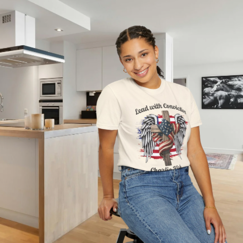 Patriotic Charlie Kirk Graphic T-Shirt