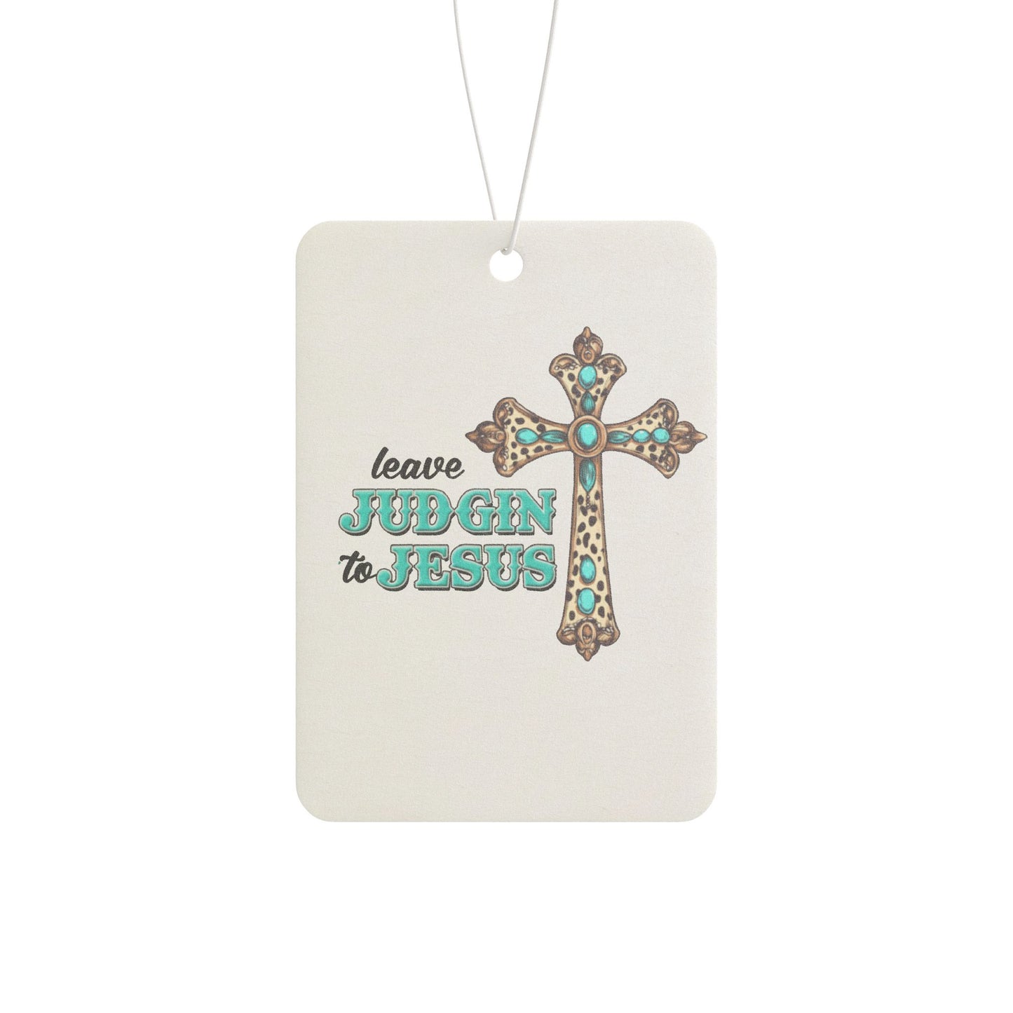 Christian Car Air Freshener, Inspirational Gift, Faith-Based Car Decor