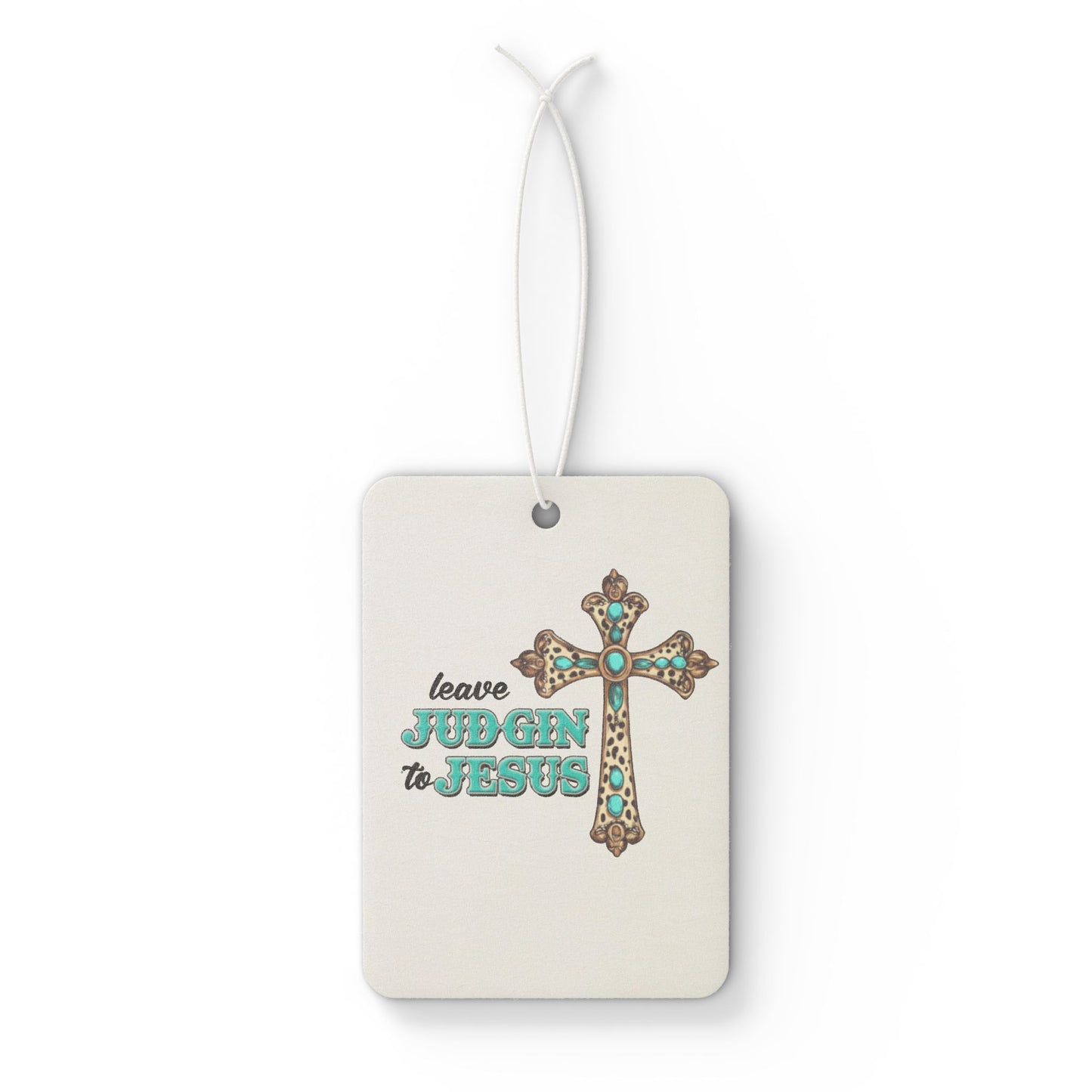 Christian Car Air Freshener, Inspirational Gift, Faith-Based Car Decor