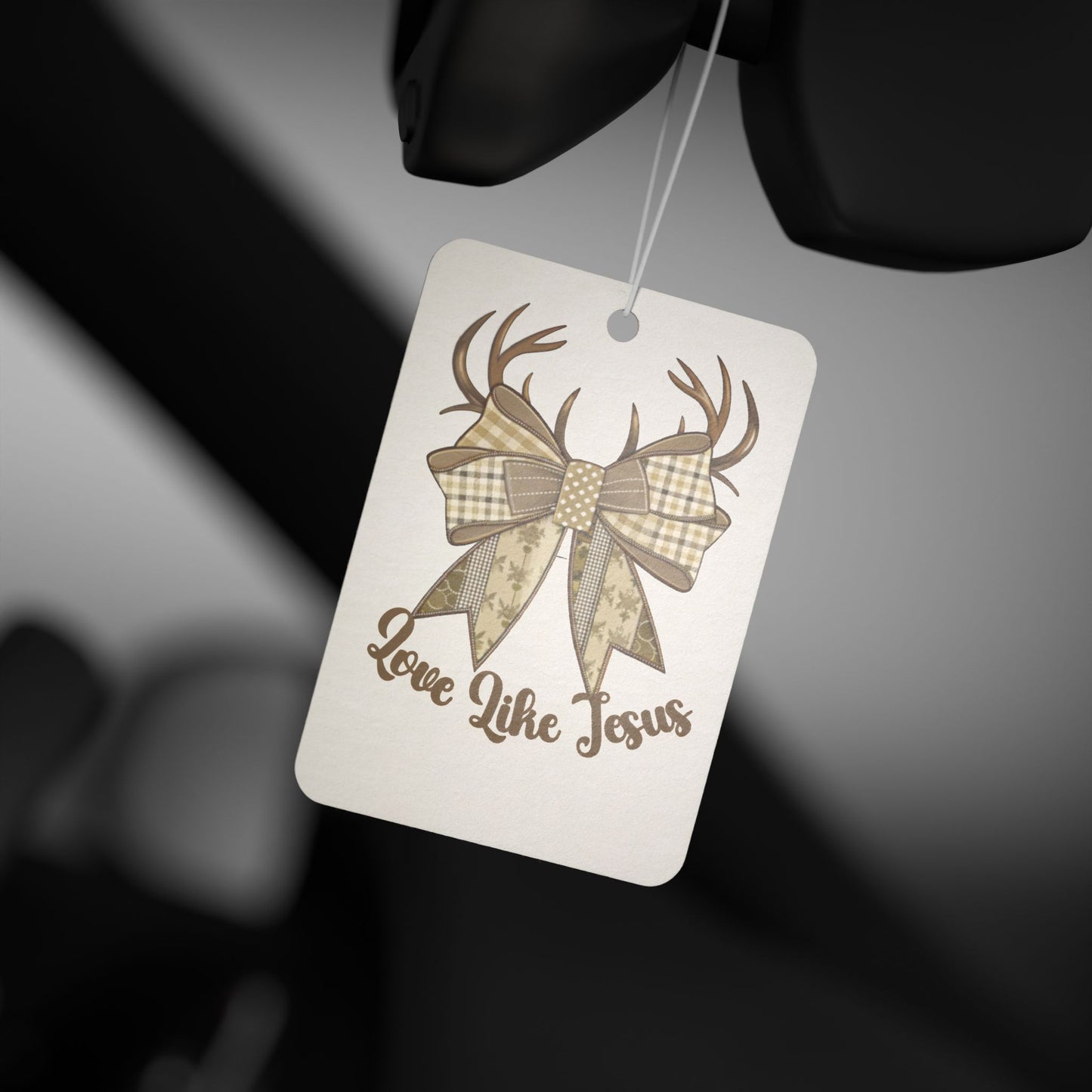 Rustic Car Air Freshener - Love Like Jesus, Vehicle Decor, Gifts for Him/Her, Country Home Fragrance, Car Accessories