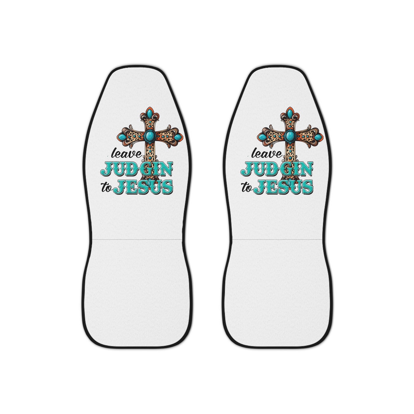 Christian Car Seat Covers with Inspirational Quotes, Faith-Based Gifts, Auto Accessories