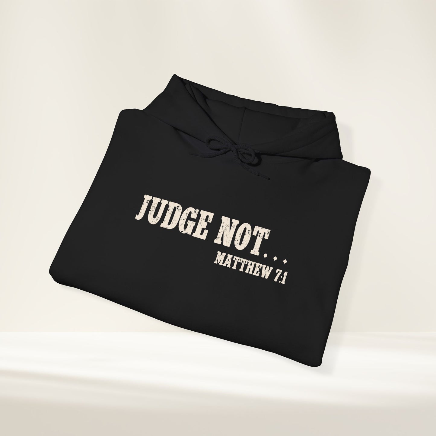 Judge Not | Addiction Recovery Hoodie (Matthew 7:1)