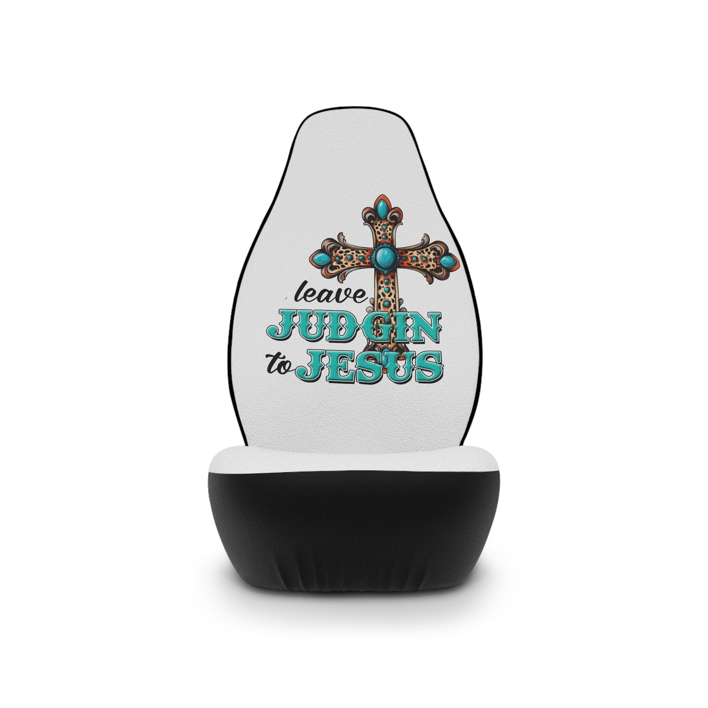 Christian Car Seat Covers with Inspirational Quotes, Faith-Based Gifts, Auto Accessories