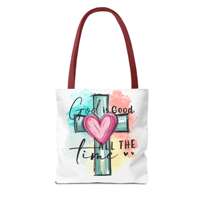 God is Good Tote Bag - Inspirational Carryall for Faithful Souls, Church Events, Everyday Use