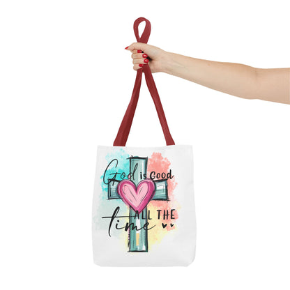 God is Good Tote Bag - Inspirational Carryall for Faithful Souls, Church Events, Everyday Use