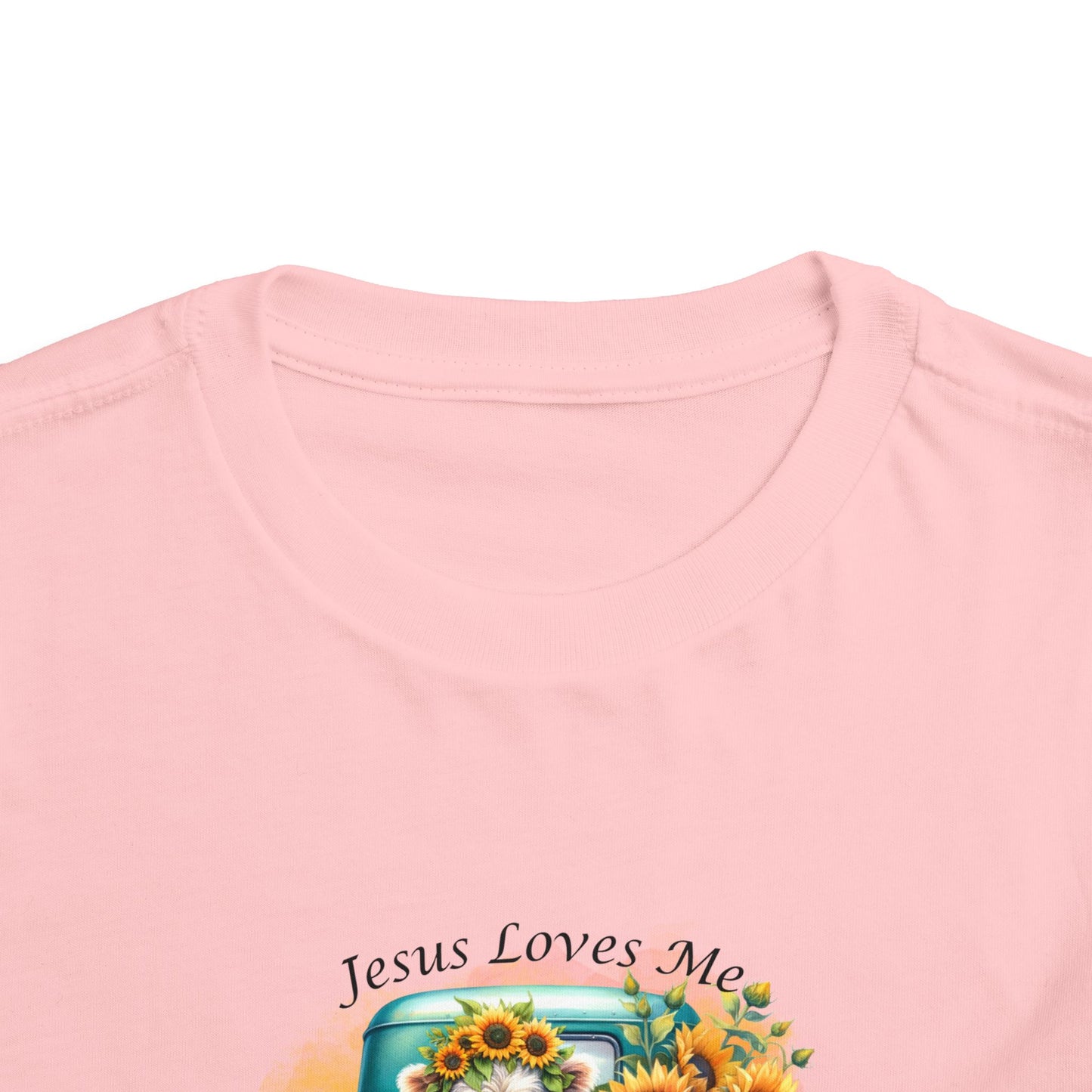Jesus Loves Me Toddler Tee, Cute Kids Shirt, Christian Apparel, Faith-Based Gift, Summer Outfit