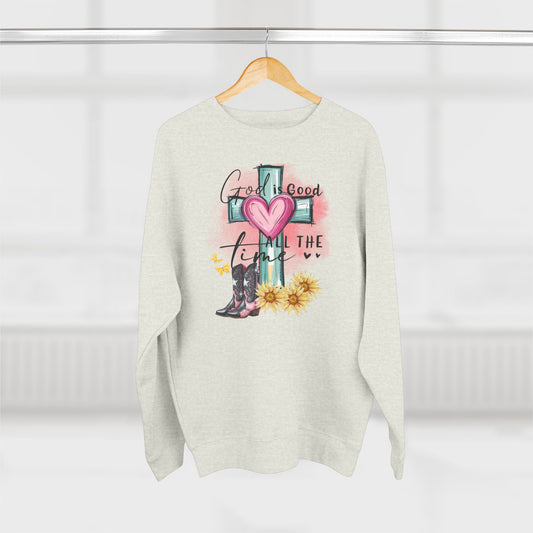 Bohemian Faith Sweatshirt - Cozy Gift for Believers, Church, Easter, Spring Fashion, Inspirational Hoodie, Graphic Crewneck