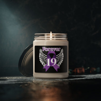 💜 Personalized Overdose Awareness Memorial Candle