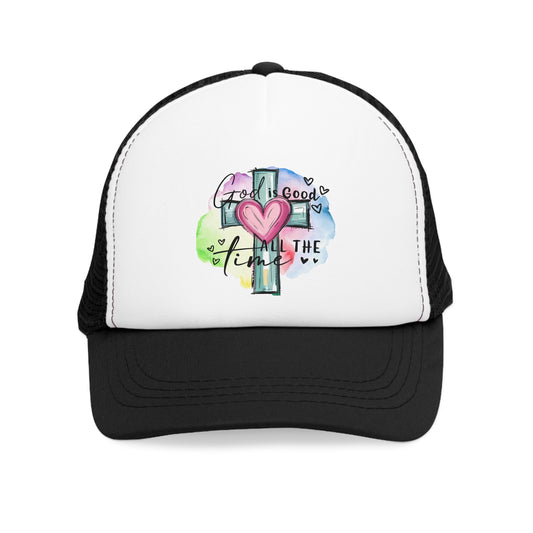 Inspirational Mesh Cap - Faith-Based Trucker Hat, Christian Gift, Everyday Wear, Summer Style, Outdoor Activities