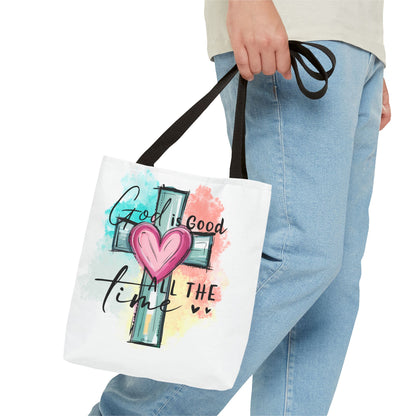 God is Good Tote Bag - Inspirational Carryall for Faithful Souls, Church Events, Everyday Use