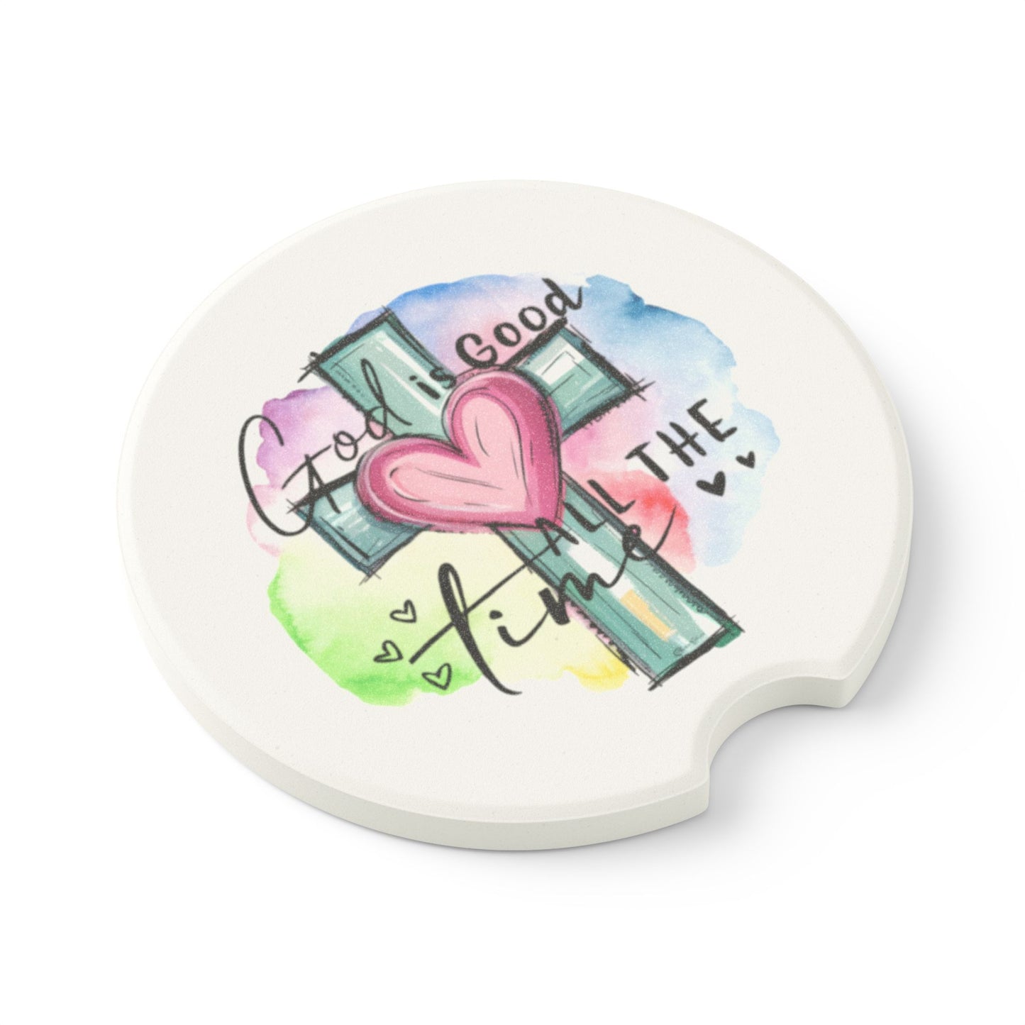 Christian Car Coaster, Christian Decor, Car Accessories, Inspirational Coasters
