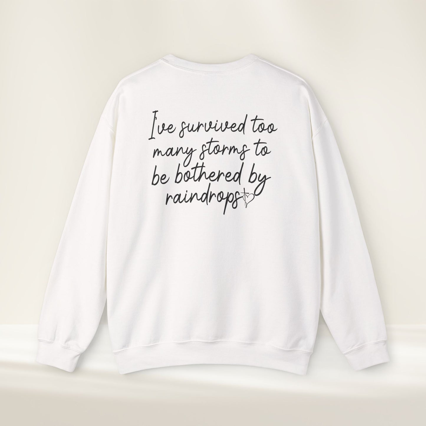 Stronger Than The Storm Crewneck Sweatshirt | Resilience & Mental Health Support