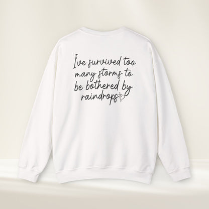 Stronger Than The Storm Crewneck Sweatshirt | Resilience & Mental Health Support