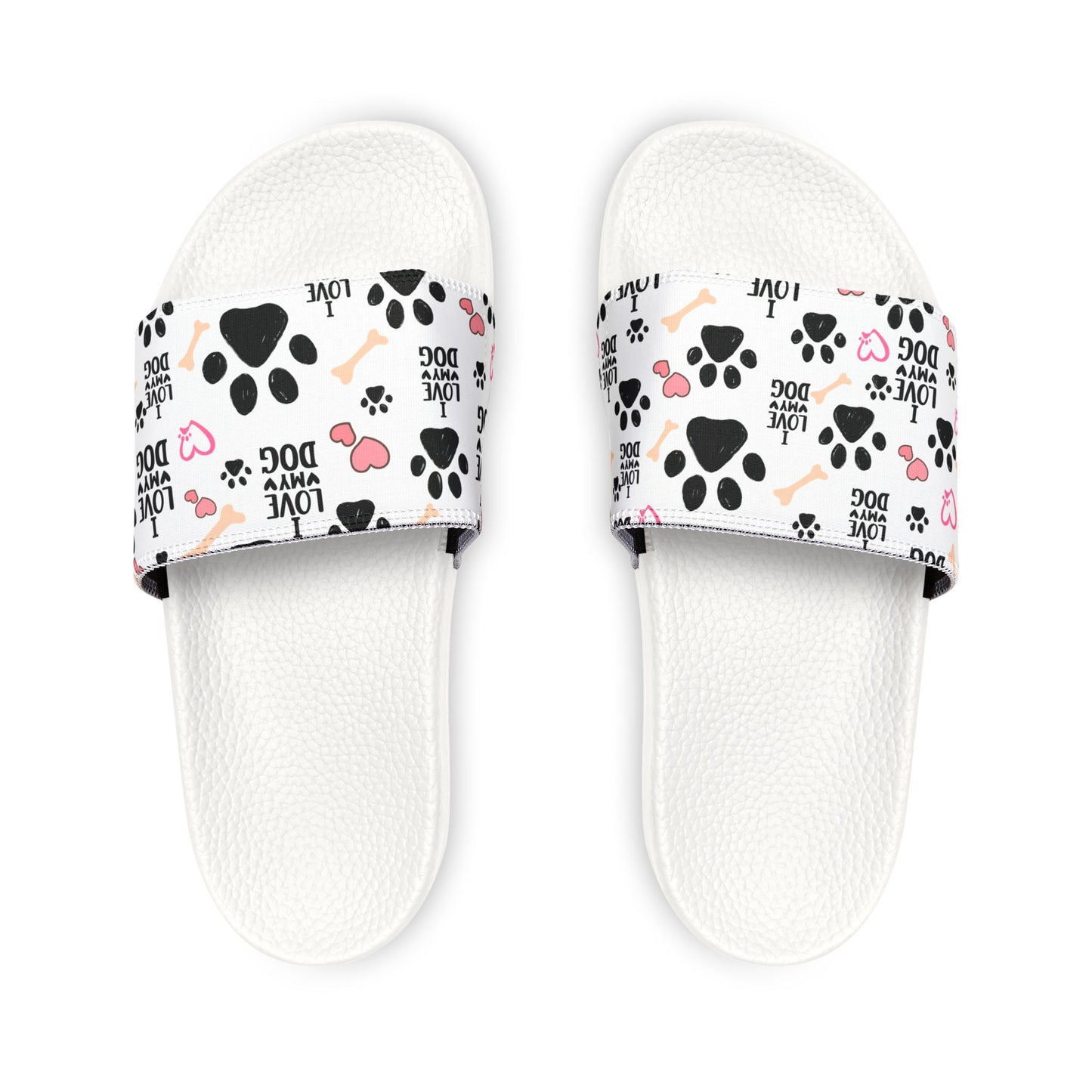 Paw Print Youth Sandals - Cute Animal Flip Flops for Kids, Perfect for Summer, Beach Days, Pet Lovers, Playtime, Gift Idea