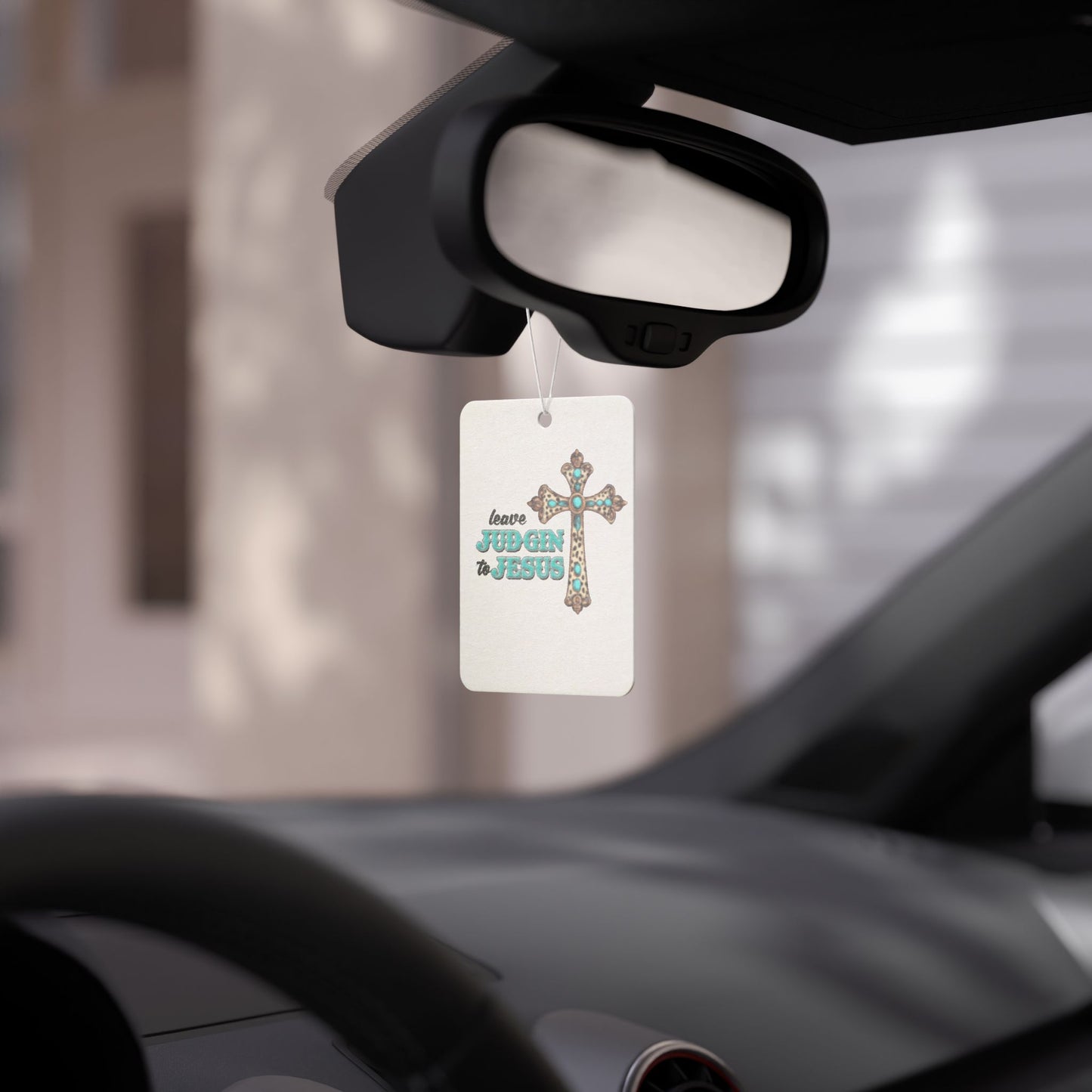 Christian Car Air Freshener, Inspirational Gift, Faith-Based Car Decor