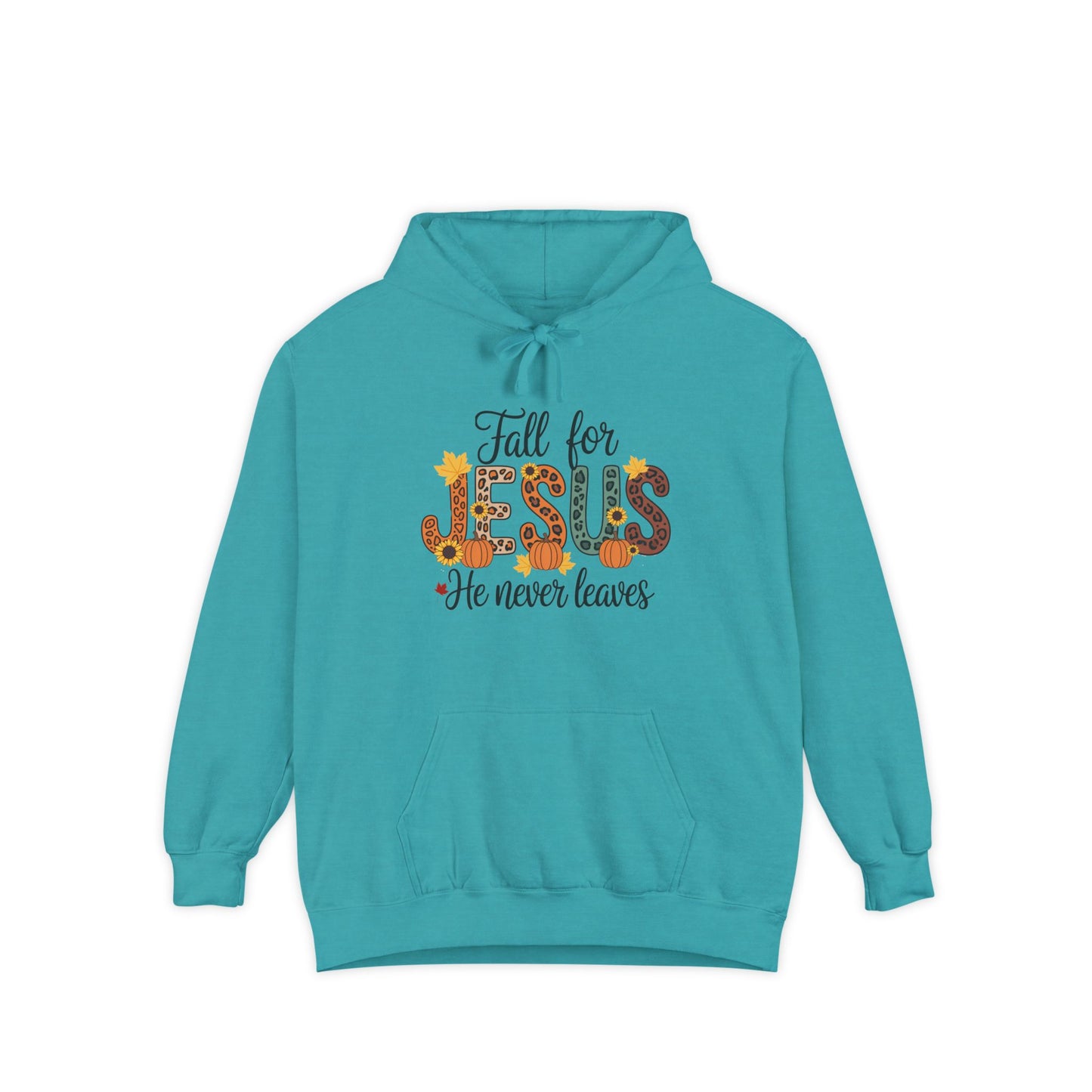 Fall for Jesus Hoodie, Cozy Spiritual Sweatshirt, Religious Gift, Christian Apparel, Autumn Fashion, Faith-Based Clothing