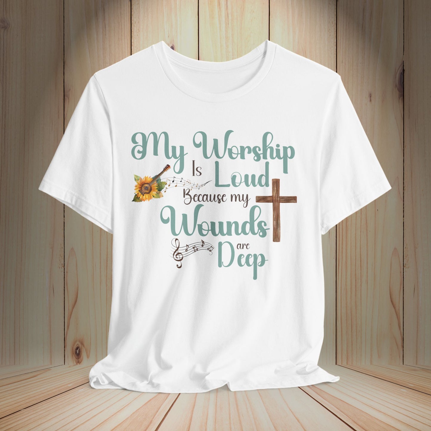 "Worship Is Loud" Graphic Tee - Embrace Your Faith-