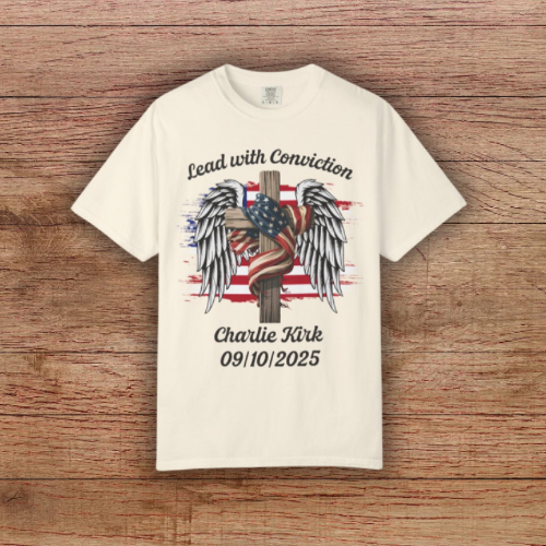 Patriotic Charlie Kirk Graphic T-Shirt