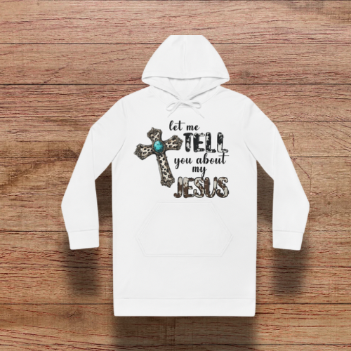 Stylish Women's Hoodie Dress - Faith-Inspired Comfort, Casual Wear, Christian Gift, Cozy Style, Everyday Fashion