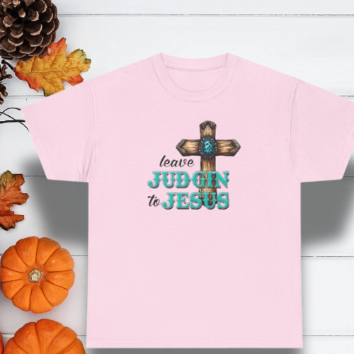 Faith-Inspired Heavy Cotton Tee, Inspirational Quote Shirt,  Christian Apparel, Casual Wear