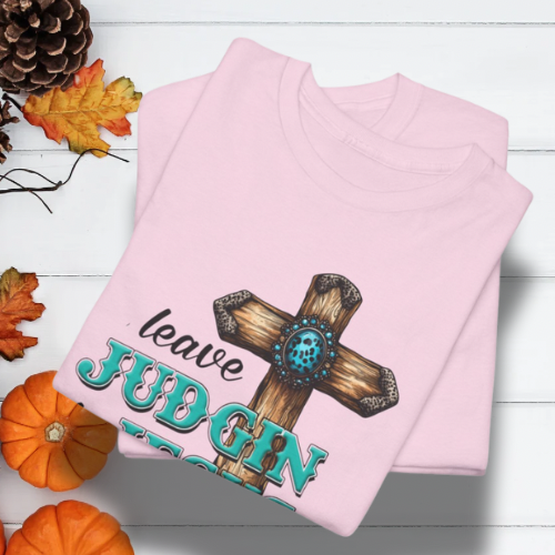 Faith-Inspired Heavy Cotton Tee, Inspirational Quote Shirt,  Christian Apparel, Casual Wear