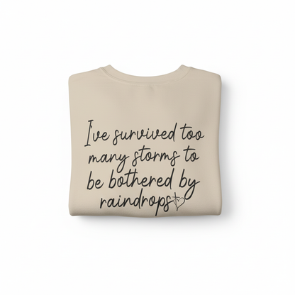 Stronger Than The Storm Crewneck Sweatshirt | Resilience & Mental Health Support