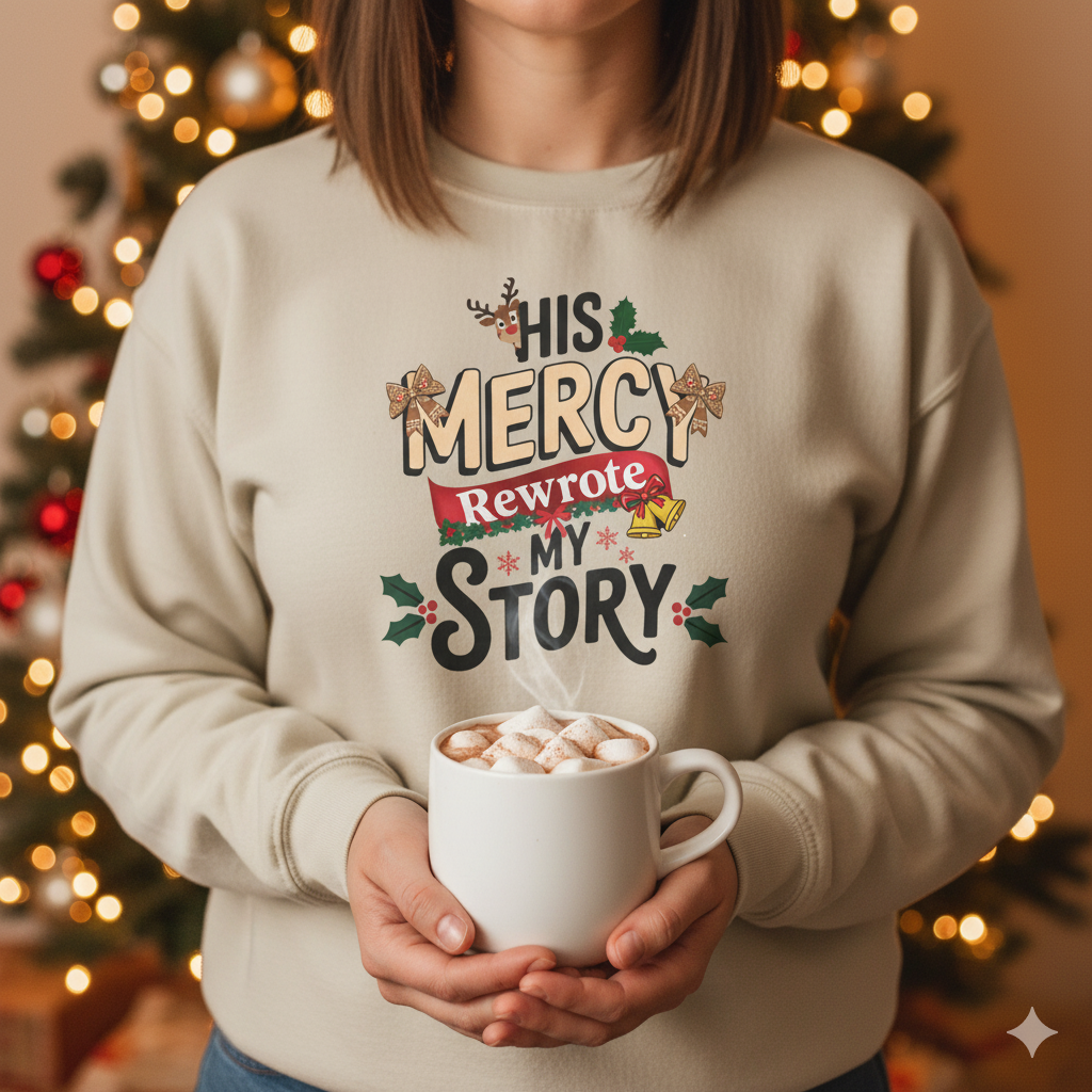 Encouragement Scripture Sweatshirt | Minimalist Faith-Based Crewneck