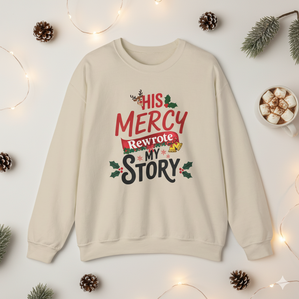 Encouragement Scripture Sweatshirt | Minimalist Faith-Based Crewneck