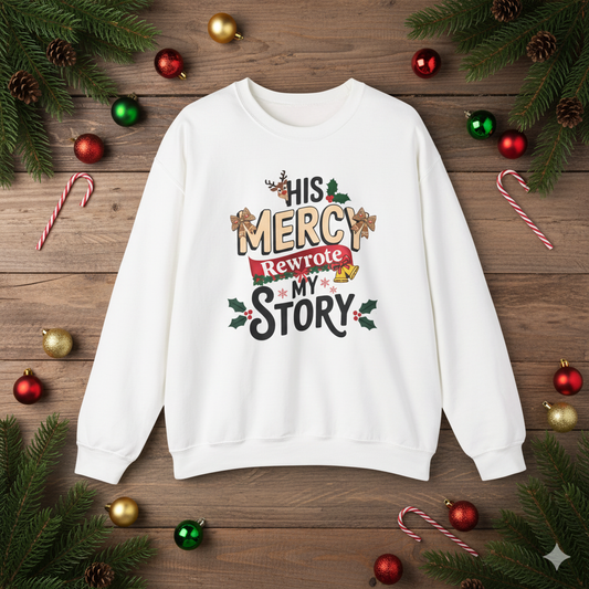 Encouragement Scripture Sweatshirt | Minimalist Faith-Based Crewneck