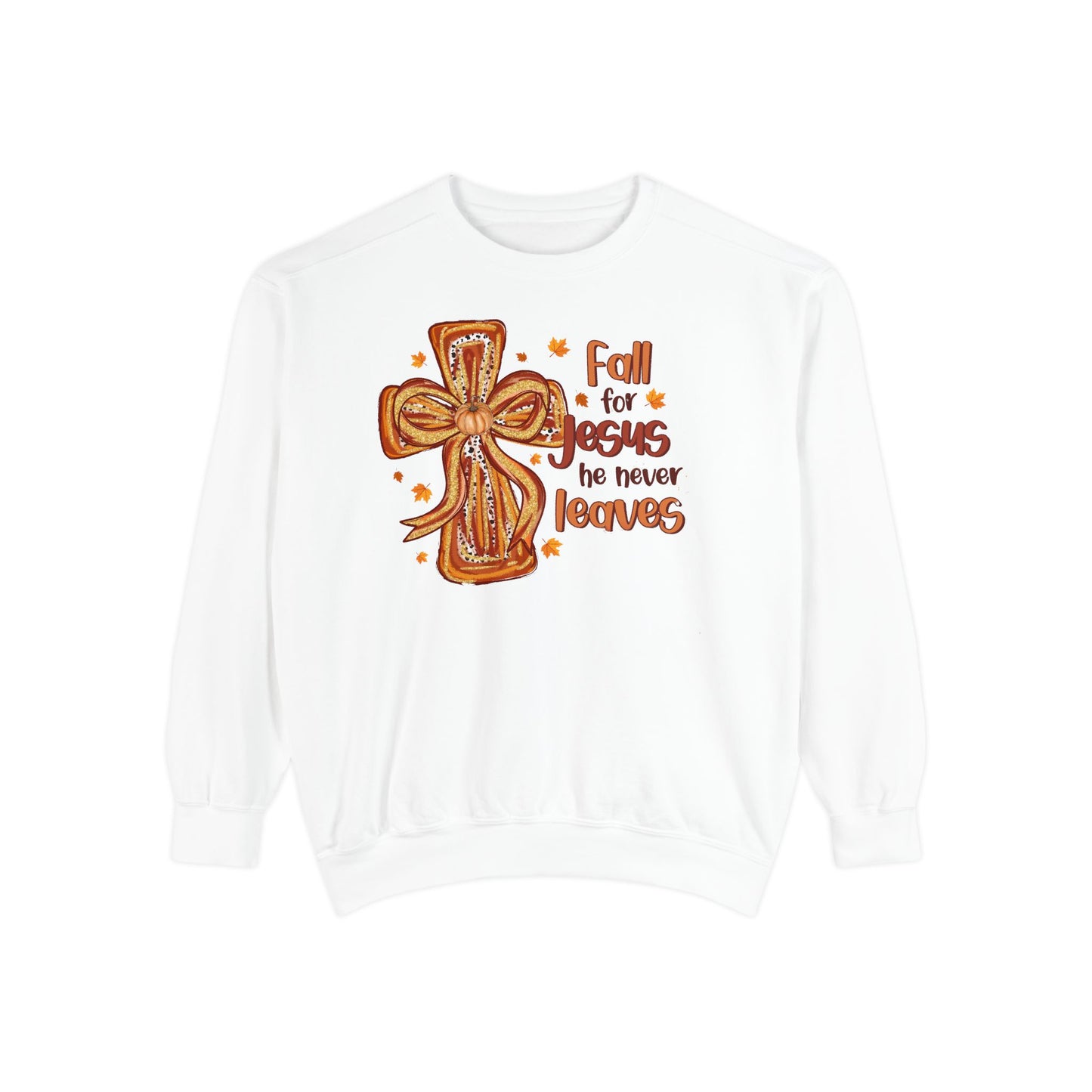 Faith-Inspired Unisex Sweatshirt - Cozy, Garment-Dyed Apparel, Perfect for Church, Casual Wear, and Gift-Giving