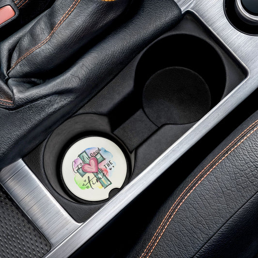 Christian Car Coaster, Christian Decor, Car Accessories, Inspirational Coasters