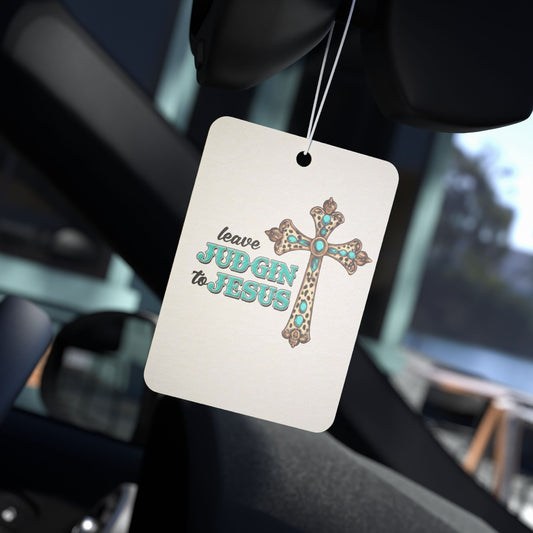 Christian Car Air Freshener, Inspirational Gift, Faith-Based Car Decor