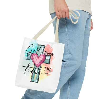 God is Good Tote Bag - Inspirational Carryall for Faithful Souls, Church Events, Everyday Use