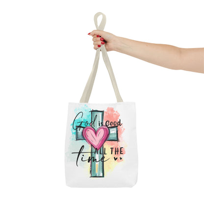 God is Good Tote Bag - Inspirational Carryall for Faithful Souls, Church Events, Everyday Use