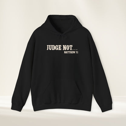 Judge Not | Addiction Recovery Hoodie (Matthew 7:1)
