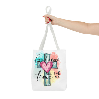 God is Good Tote Bag - Inspirational Carryall for Faithful Souls, Church Events, Everyday Use