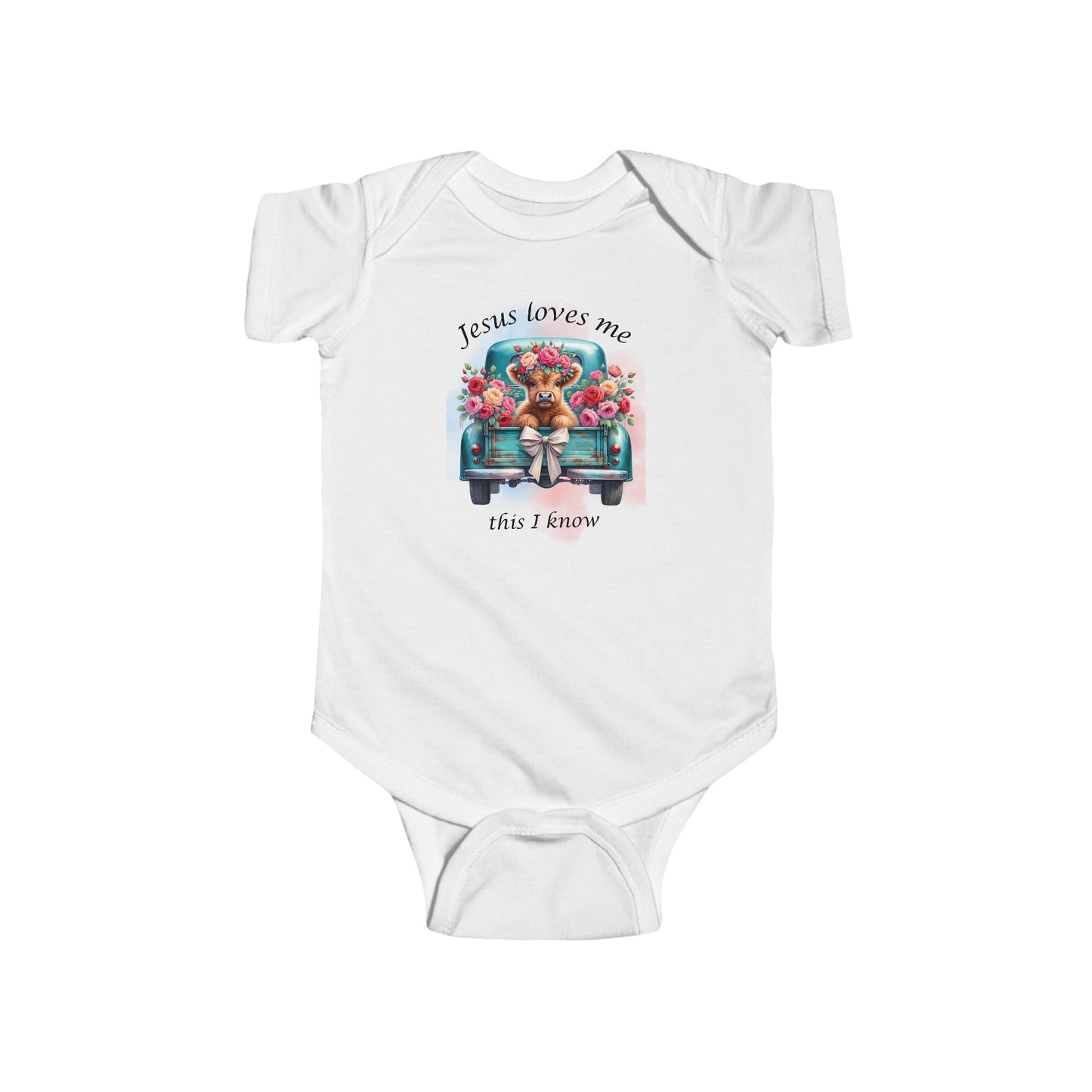 Jesus Loves Me Baby Bodysuit, Infant Clothing, Cute Baby Outfit, Baby Shower Gift, Newborn Gift, Christian Baby Apparel