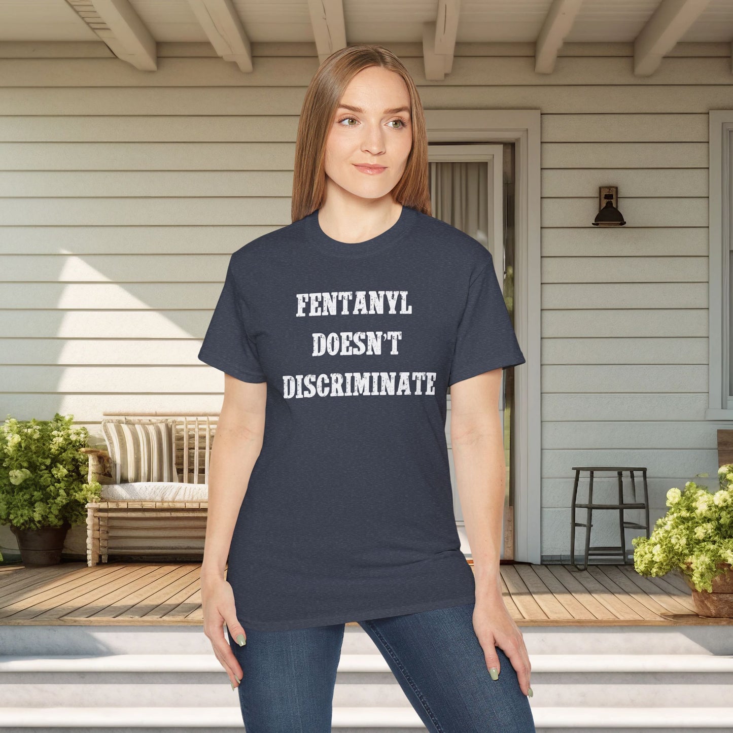 Fentanyl Awareness Tee, Ultra Cotton T-Shirt, Statement Tee, Drug Awareness Apparel, Gift for Advocates